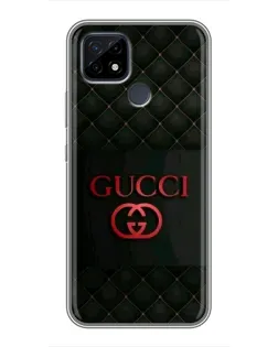 Чохол для Realme C21 з картинкою «Gucci — стьобаний чорний»