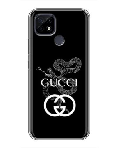 Чохол для Realme C21 з картинкою «Gucci — срібна змія» Чохол для Realme C21 з картинкою «Gucci — срібна змія»