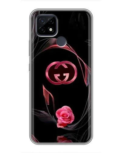 Чохол для Realme C21 з картинкою «Gucci — неонова троянда» Чохол для Realme C21 з картинкою «Gucci — неонова троянда»
