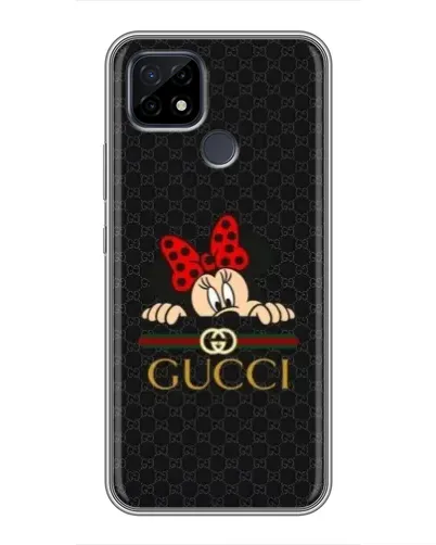 Чохол для Realme C21 з картинкою «Мінні Маус Gucci — чорний» Чохол для Realme C21 з картинкою «Мінні Маус Gucci — чорний»