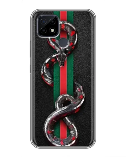 Чохол для Realme C21 з картинкою «Gucci — змія на смузі» Чохол для Realme C21 з картинкою «Gucci — змія на смузі»