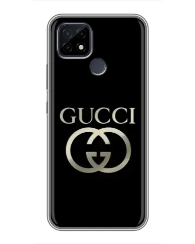 Чохол для Realme C21 з картинкою «Gucci — золото на чорному» Чохол для Realme C21 з картинкою «Gucci — золото на чорному»
