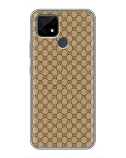 Чохол для Realme C21 з картинкою «Gucci — класичний беж»