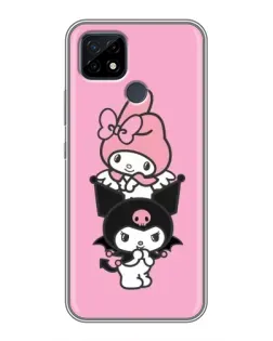 Чохол для Realme C21 з картинкою «My Melody та Kuromi»
