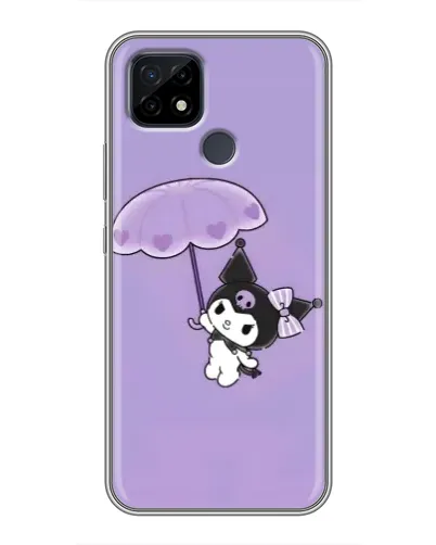 Чохол для Realme C21 з картинкою «Kuromi з парасолькою»