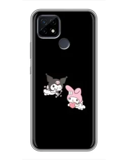 Чохол для Realme C21 з картинкою «My Melody та Kuromi»
