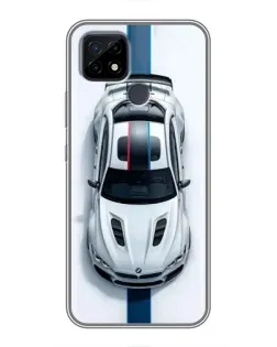 Чохол для Realme C21 з картинкою «Вид зверху — BMW M»