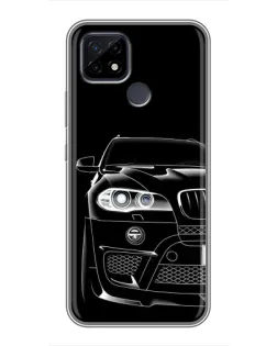 Чохол для Realme C21 з картинкою «Темний силует BMW»