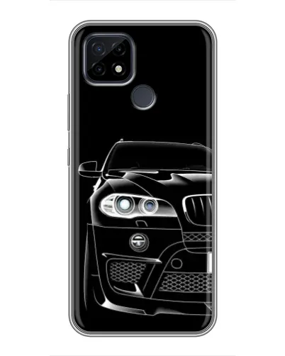 Чохол для Realme C21 з картинкою «Темний силует BMW»