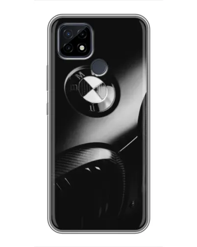 Чохол для Realme C21 з картинкою «Емблема BMW — макро»