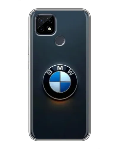 Чохол для Realme C21 з картинкою «Логотип BMW — мінімалізм»