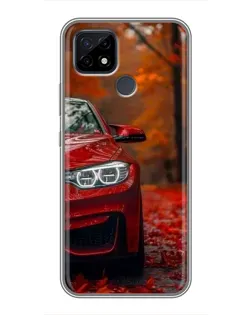 Чохол для Realme C21 з картинкою «Осіння BMW M4»