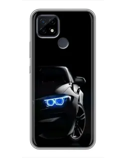 Чохол для Realme C21 з картинкою «BMW — нічний погляд»
