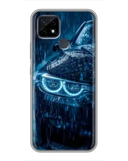 Чохол для Realme C21 з картинкою «BMW під дощем»
