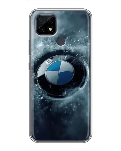 Чохол для Realme C21 з картинкою «Логотип BMW — лід» Чохол для Realme C21 з картинкою «Логотип BMW — лід»