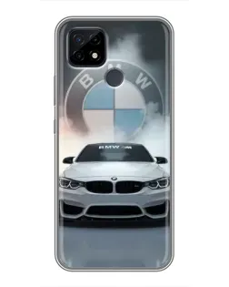 Чохол для Realme C21 з картинкою «BMW в білому диму»