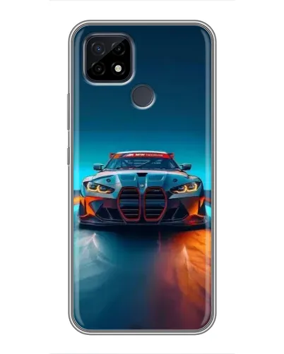 Чохол для Realme C21 з картинкою «BMW — вогні неону» Чохол для Realme C21 з картинкою «BMW — вогні неону»