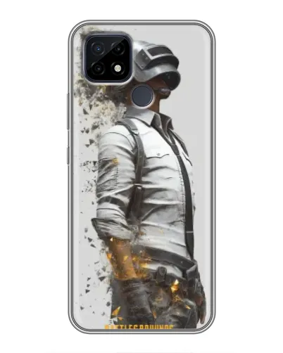 Чохол для Realme C21 з картинкою «PUBG — боєць у пилу» Чохол для Realme C21 з картинкою «PUBG — боєць у пилу»