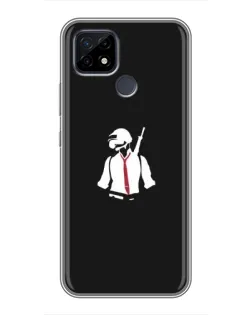 Чохол для Realme C21 з картинкою «PUBG — силует воїна» Чохол для Realme C21 з картинкою «PUBG — силует воїна»