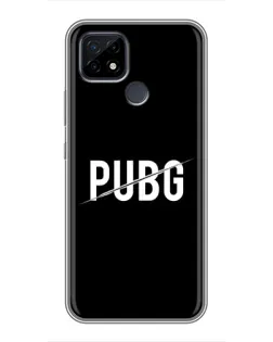 Чохол для Realme C21 з картинкою «PUBG — білий логотип» Чохол для Realme C21 з картинкою «PUBG — білий логотип»