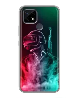 Чохол для Realme C21 з картинкою «PUBG — вогняний воїн» Чохол для Realme C21 з картинкою «PUBG — вогняний воїн»