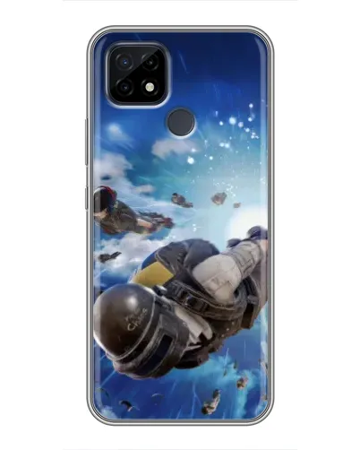 Чохол для Realme C21 з картинкою «Десант PUBG — стрибок» Чохол для Realme C21 з картинкою «Десант PUBG — стрибок»
