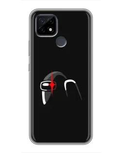 Чохол для Realme C21 з картинкою «Among Us шолом»