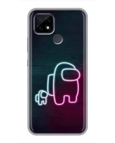 Чохол для Realme C21 з картинкою «Among Us неон-арт» Чохол для Realme C21 з картинкою «Among Us неон-арт»