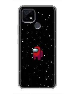 Чохол для Realme C21 з картинкою «Червоний Among Us»