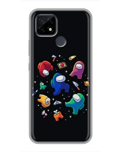 Чохол для Realme C21 з картинкою «Among Us космос» Чохол для Realme C21 з картинкою «Among Us космос»