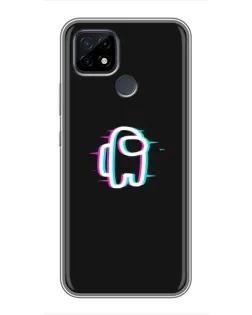 Чохол для Realme C21 з картинкою «Among Us неон»