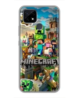 Чохол для Realme C21 з картинкою «Замок Minecraft» Чохол для Realme C21 з картинкою «Замок Minecraft»