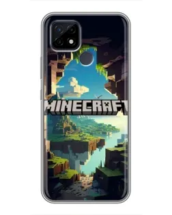 Чохол для Realme C21 з картинкою «Печера Майнкрафт» Чохол для Realme C21 з картинкою «Печера Майнкрафт»