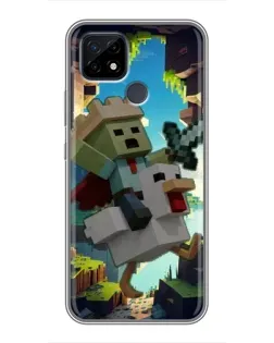 Чохол для Realme C21 з картинкою «Стів та гусь» Чохол для Realme C21 з картинкою «Стів та гусь»
