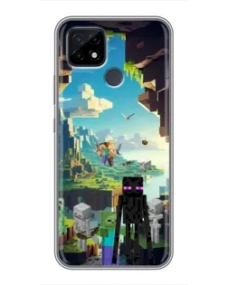 Чохол для Realme C21 з картинкою «Ендермен у лісі» Чохол для Realme C21 з картинкою «Ендермен у лісі»