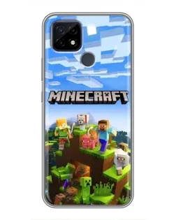 Чохол для Realme C21 з картинкою «Minecraft класичний світ» Чохол для Realme C21 з картинкою «Minecraft класичний світ»