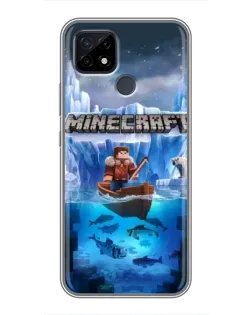 Чохол для Realme C21 з картинкою «Minecraft льодянийсвіт» Чохол для Realme C21 з картинкою «Minecraft льодянийсвіт»