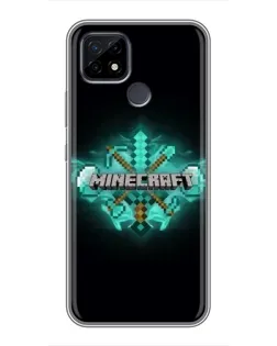 Чохол для Realme C21 з картинкою «Minecraft Diamond лого» Чохол для Realme C21 з картинкою «Minecraft Diamond лого»