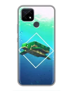 Чохол для Realme C21 з картинкою «Черепаха Minecraft» Чохол для Realme C21 з картинкою «Черепаха Minecraft»
