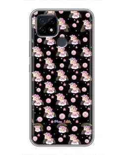 Чехол для Realme C21 с картинкой «Magic Unicorn паттерн»