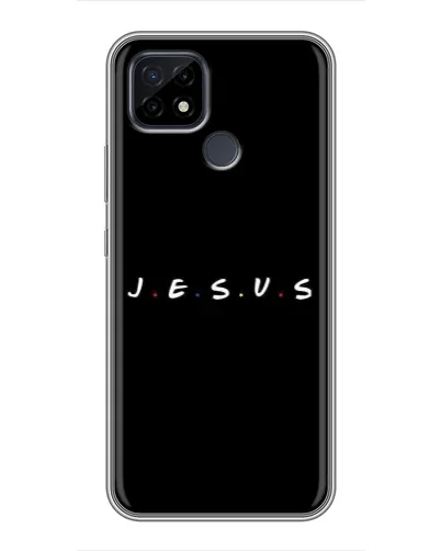 Чохол для Realme C21 з картинкою «Крапки віри J.E.S.U.S.» Чохол для Realme C21 з картинкою «Крапки віри J.E.S.U.S.»