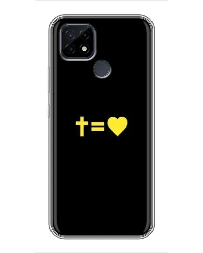 Чохол для Realme C21 з картинкою «Серце та Хрест» Чохол для Realme C21 з картинкою «Серце та Хрест»