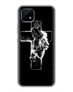 Чехол для Realme C21 с картинкой «Сияющий крест Jesus» Чехол для Realme C21 с картинкой «Сияющий крест Jesus»