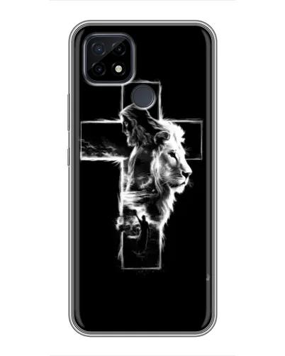 Чехол для Realme C21 с картинкой «Сияющий крест Jesus» Чехол для Realme C21 с картинкой «Сияющий крест Jesus»