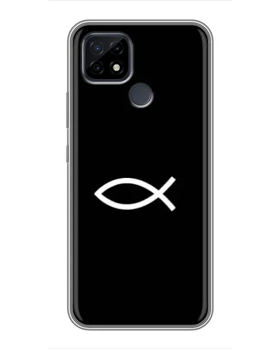 Чехол для Realme C21 с картинкой «Символ рыбы Jesus» Чехол для Realme C21 с картинкой «Символ рыбы Jesus»