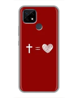 Чехол для Realme C21 с картинкой «Уравнение любви» Чехол для Realme C21 с картинкой «Уравнение любви»