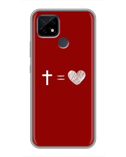 Чехол для Realme C21 с картинкой «Уравнение любви» Чехол для Realme C21 с картинкой «Уравнение любви»