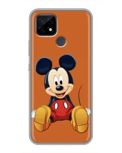 Чехол для Realme C21 с картинкой «Микки отдыхает»