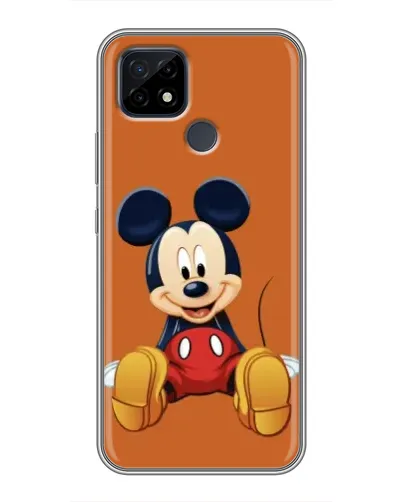 Чехол для Realme C21 с картинкой «Микки отдыхает»