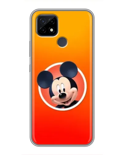 Чехол для Realme C21 с картинкой «Mickey в круге»